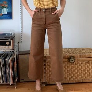 Everlane wide leg crop pant